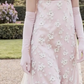 Light Pink A-Line Long Prom Dress Evening Party Dresses  cg26215