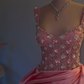 Pink Elegant Evening Dresses, Sleeveless Party Prom Dress, Formal Dress    cg25468