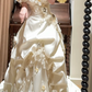 Off The Shoulder Satin Prom Party Dress With Flowers Evening Dress Birthday Dress cg26253
