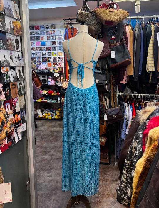 Open Back Blue Prom Party Dress Evening Dress Party Dress cg26352