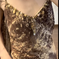 Brown Chiffon Prom Party Dress Vintage Evening Gowns cg26365