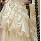 Organza Lace Vintage Wedding Dress Retro Prom Party Gowns    cg26311