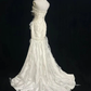 Mermaid Satin Chiffon Ruffle Beaded Long Prom Dress,Wedding Dress,Evening Dress  cg26182
