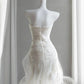 Classy Wedding Dress White Mermaid Ruffles Bridal Gowns CY0001