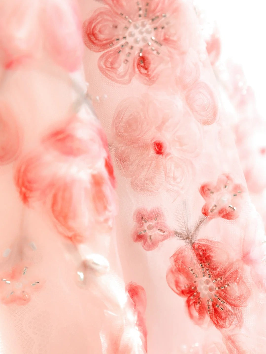 Sweet Pink Appliques Prom Dress Strapless Sequins A-Line Evening Dress CY0007