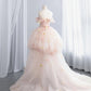 Cute Off-the-Shoulder Pink Sweet 16 Dress Appliques Sequins A-Line Party Dress CY0014