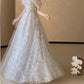Cozy Off-the-Shopulder Sweet 16 Dress Appliques A-Line Party Dress CY0028