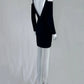 Playful Sheath Black Homecoming Dress Bow Floral Long Sleeve Short Dress CY0044