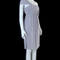 Flowy Light Purple Homecoming Dress Draped Sheath Short Dress CY0045