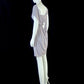 Flowy Light Purple Homecoming Dress Draped Sheath Short Dress CY0045