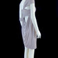 Flowy Light Purple Homecoming Dress Draped Sheath Short Dress CY0045