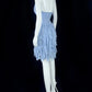 Beautiful Halter Neck Blue Homecoming Dress Ruffles A-Line Short Dress CY0047
