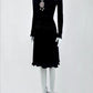 Sparkly  Ruffles Black Homecoming Dress Off-the-Shoulder Sheath Crystals Short Dress CY0050