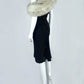 Timeless Halter Neck Black Homecoming Dress Gathered Sheath Short Dress CY0052