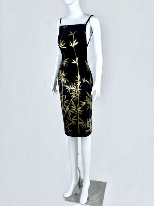 Dreamy Spaghetti Straps Black Homecoming Dress Backless Sheath Short Dress CY0053