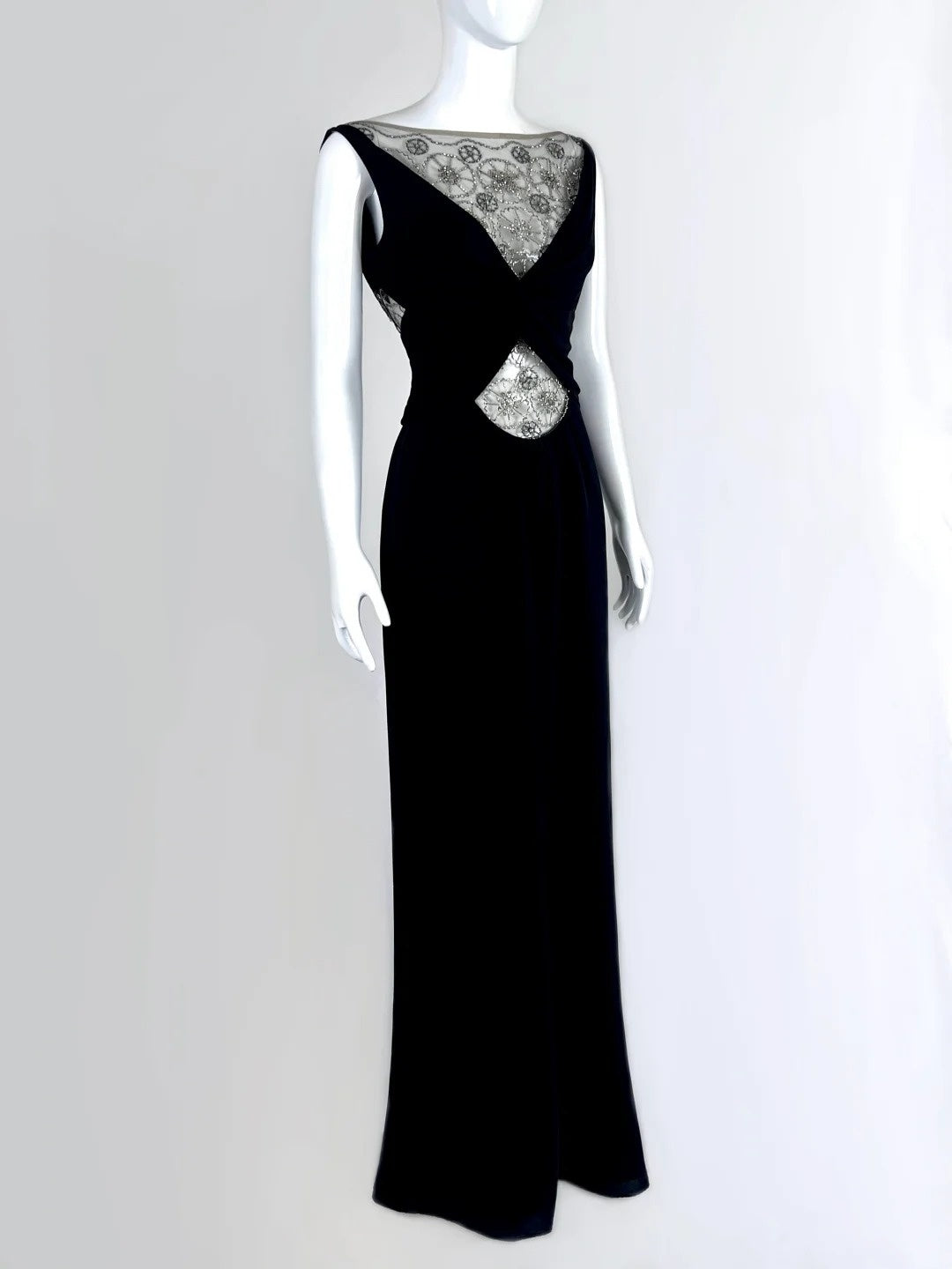 Gittering Sequins Mesh Black Prom Dress Long Mermaid Evening Dress CY0054