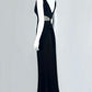 Gittering Sequins Mesh Black Prom Dress Long Mermaid Evening Dress CY0054