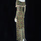 Vogue Off-the-Shoulder Camouflage Prom Dress Long Sleeve Sheath Evening Dress CY0059