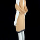 Soft Halter Neck Beige Homecoming Dress Floral Feather Sheath Short Dress CY0066