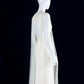 Glam V Neck Beaded Wedding Dress Tulle Long Sleeves Mermaid Bridal Gowns CY0070