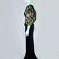Boho-Style Sweetheart Neck Black Prom Dress Long Sleeve Bodice Mermaid Evening Dress CY0074