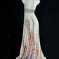 Cozy Strapless Printed Prom Dress Sequins Beaded A-Line Evening Dress CY0079