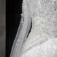 Tassel Mermaid White Wedding Dress Evening Dress 22nd Birthday Outfit cg26347