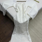 Classy Sheath Square Neck Long Prom Dresses Formal Summer Wedding Guest Dresses Wedding Guest Outfit cg26154
