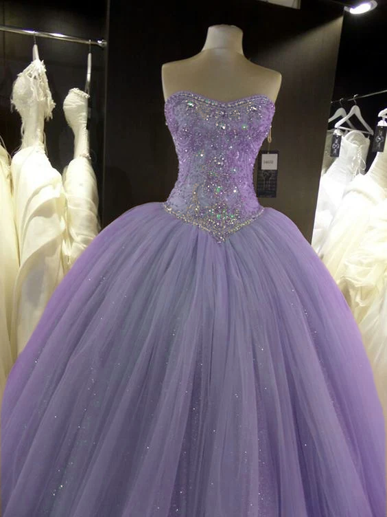 ball gown Prom Dresses Tulle Lace Appliques   cg16835