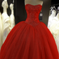 ball gown Prom Dresses Tulle Lace Appliques   cg16835