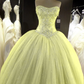 ball gown Prom Dresses Tulle Lace Appliques   cg16835