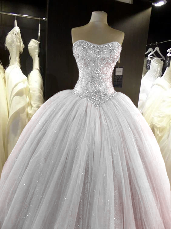 ball gown Prom Dresses Tulle Lace Appliques   cg16835