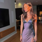 Spaghetti Straps Green Sexy Prom Dress Long Evening Dresses With Split    cg25333