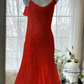 Vintage Evening Dresses, Ivory Sleeveless Party Gowns  cg25526