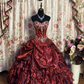 A Line Long Ball Gown Quinceanera Dress Unique Long Evening Dress    cg25549