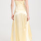 Yellow Evening Dress Sexy Prom Party Dress With Split    cg25643