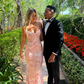 Pink Long Prom Dresses With Flora Formal Party Dress Birthday Outfit cg26119