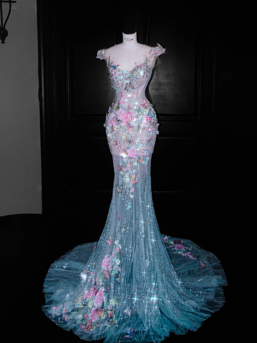 Classy Mermaid Prom Party Dress Evening Dress 22nd Birthday Outfit cg26345