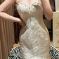 Sleeveless Mermaid Lace Wedding Dress Sexy Evening Dress cg26318