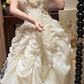 Organza Lace Vintage Wedding Dress Retro Prom Party Gowns    cg26311