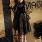 Black tulle lace short dress, black lace homecoming dress cg1970