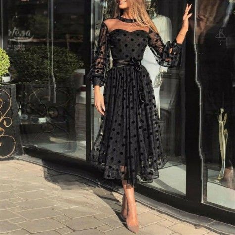 Lace Mesh Maxi Dresses Evening Party prom Dress   cg10002