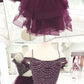 Cute tulle sequin short dress, cute homecoming dress cg1018