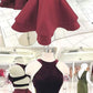 Cute burgundy two pieces short dress, burgundy homecoming dress cg1021