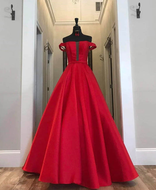 A LINE SATIN LONG PROM DRESS EVENING DRESS    cg10469