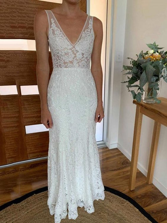 V-Neck Appliques Prom Dress   cg10802