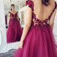 ELEGANT TULLE LACE LONG BALL GOWN prom DRESS   cg11019