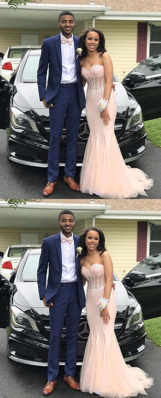 Long Prom Dresses Mermaid Pink Formal Evening Dress Sweetheart   cg11026