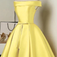 A Line Satin Semi Formal Gown Cocktail homecoming Dress   cg11392