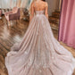 SHINY A LINE SEQUINS LONG PROM DRESS EVENING DRESS   cg11851